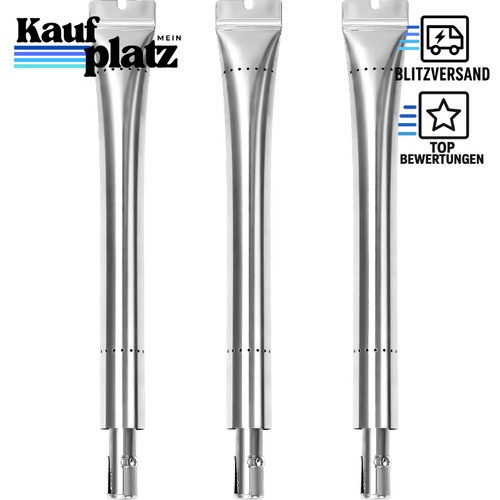 Brennerrohre 3er set - brennerrohre, edelstahl